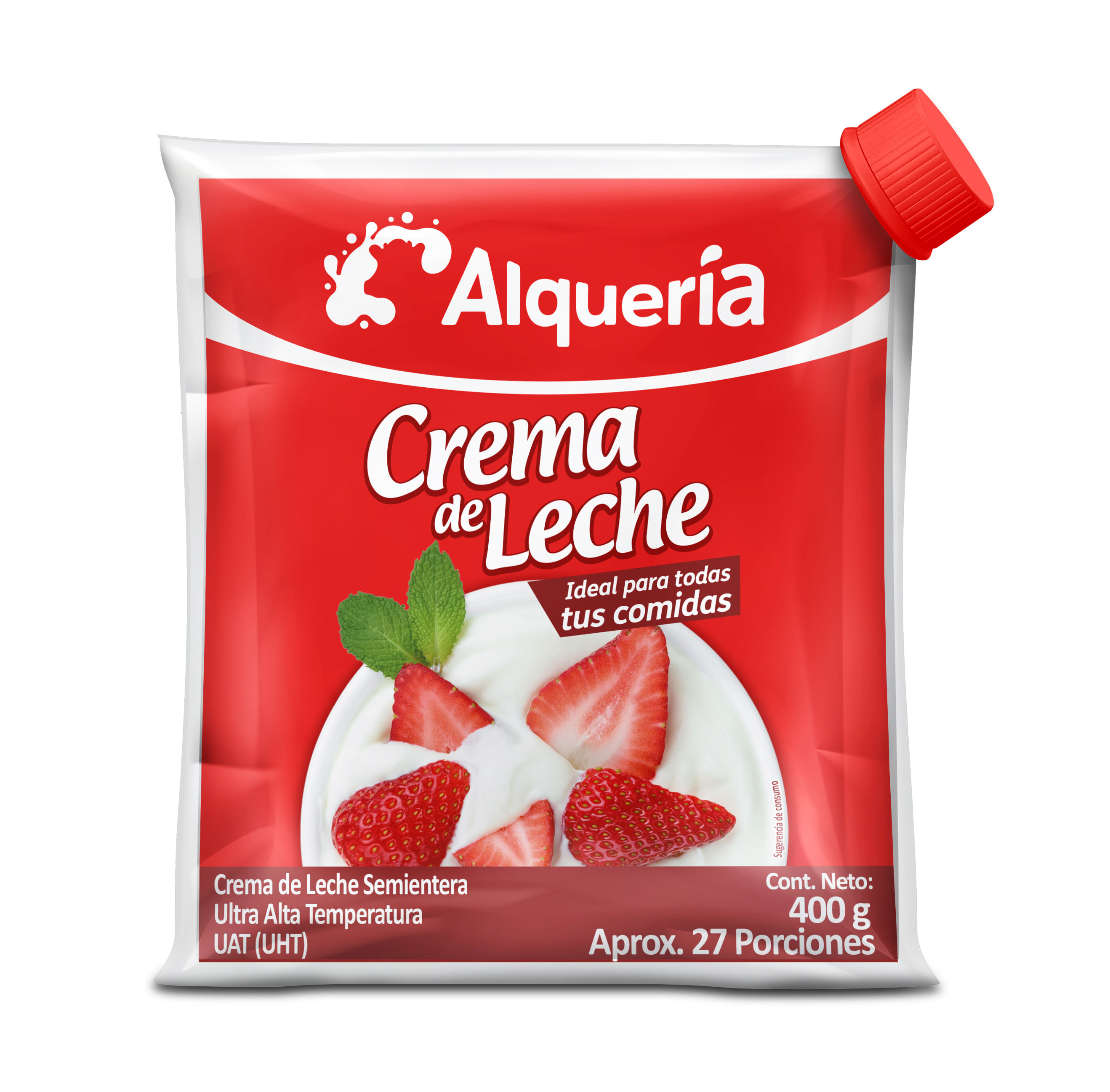 CREMA LECHE ALQUERIA SEMIENTERA*400GR