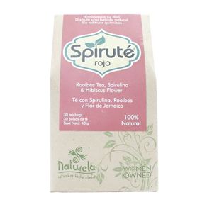 TE ROOIBOS NATURAL SPIRUTE 30 BOL 45GR