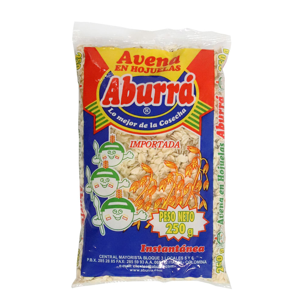 AVENA HOJUELAS  x 250GR ABURRA