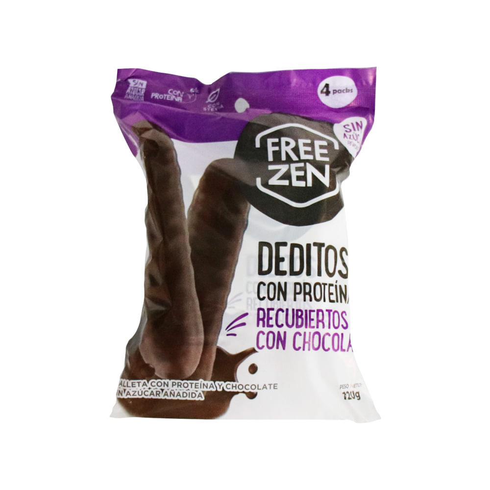 DEDITOS CHOCO PROTEIN PACK4 FREEZEN*120G
