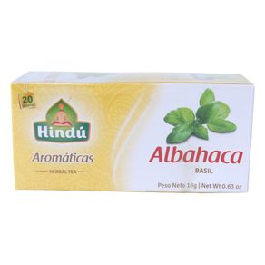 AROMATICA ALBAHACA HINDU 20 U x 18GR