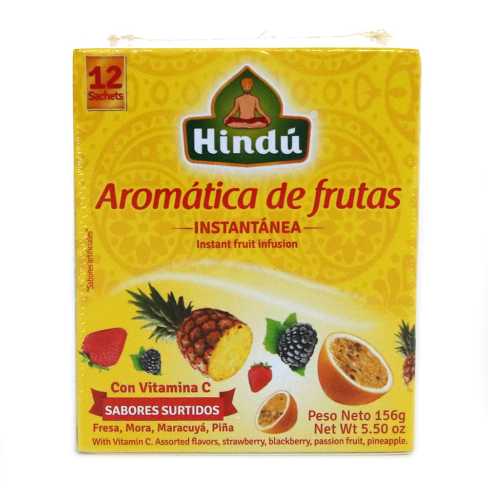 AROMATICA DE FRUTAS HINDU X12 UND