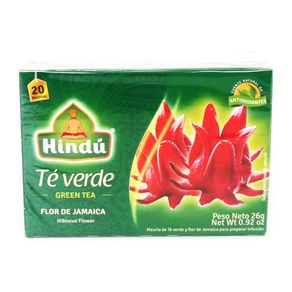 TE VERDE CON FLOR DE JAMAICA x 20GR