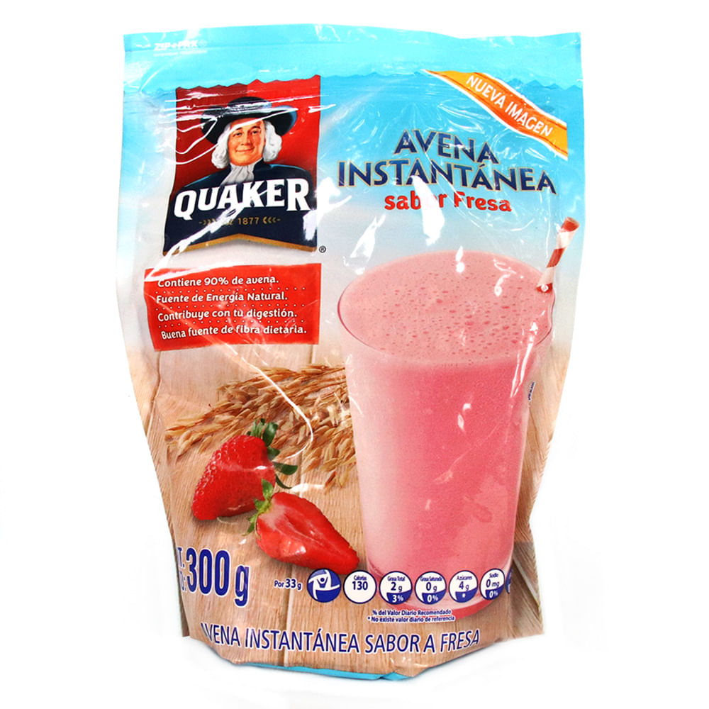 AVENA QUAKER INSTANTANEA FRESA  x 300GR
