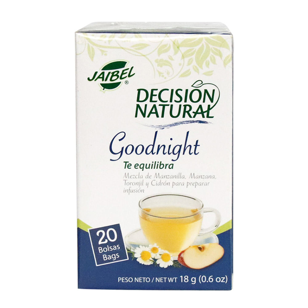 TE HERBAL GOODNIGHT JAIBEL 20 UNDS