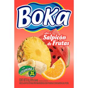 REFRESCO EN POLVO BOKA SALPICON*18GR