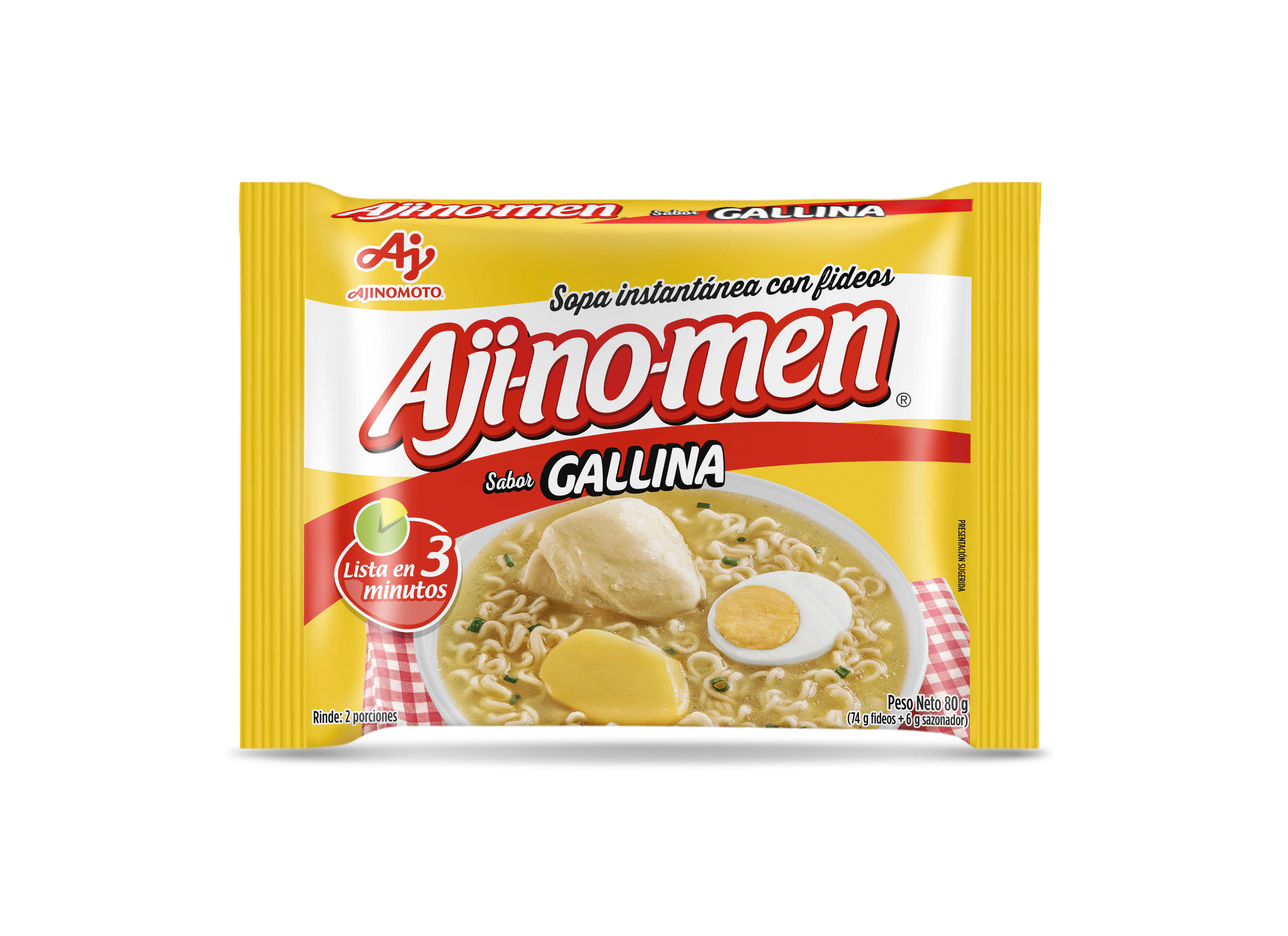 SOPA INSTANTANEA AJINOMEN GALLINA*80GR