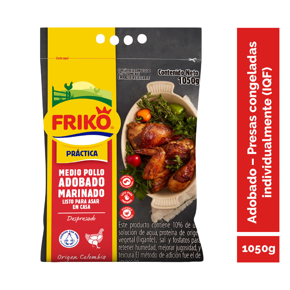 MEDIO POLLO ADOBADO BOLSA FRIKOx1050GR