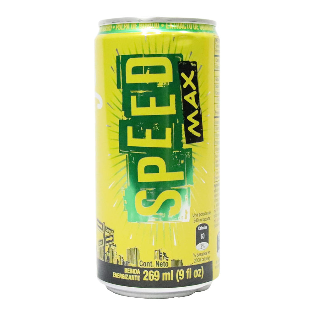 BEBIDA ENERGIZANTE SPEED MAX  x 269ML