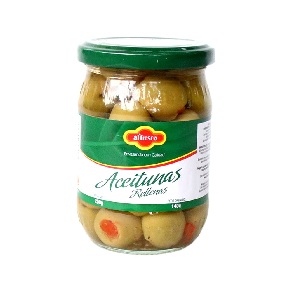 ACEITUNA RELLENA FCO ALFRESCO  x 250GR