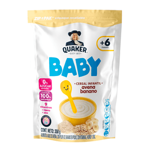 CEREAL BABY QUAKER BANANO *350GR