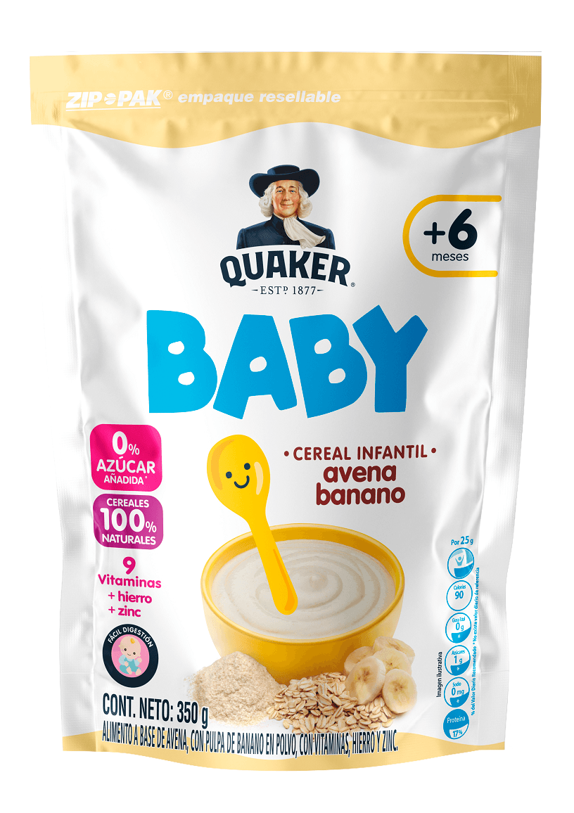 CEREAL BABY QUAKER BANANO *350GR