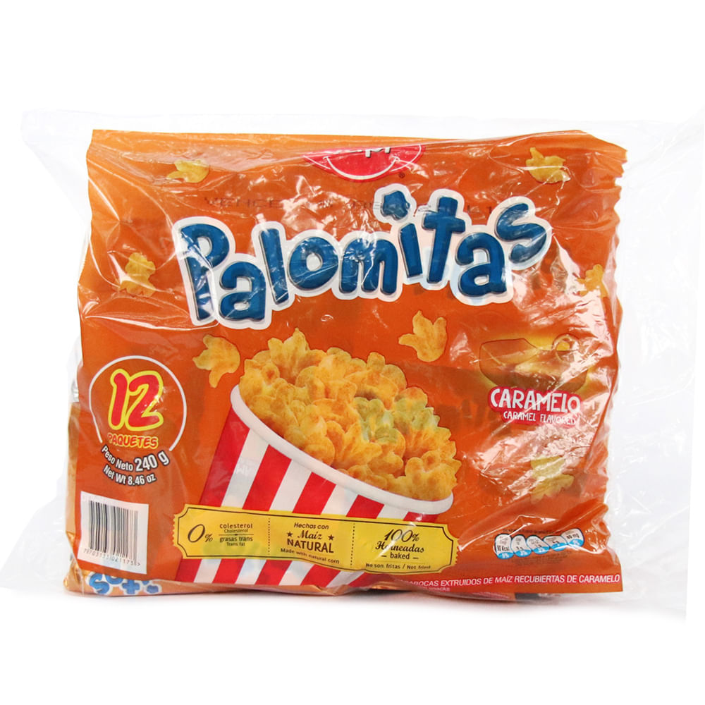 PALOMITAS CARAMELO 12U