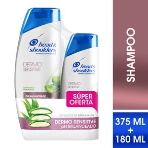 SHAMPOO H&S DERMOSENSITIVE*375ML+SHAMPO
