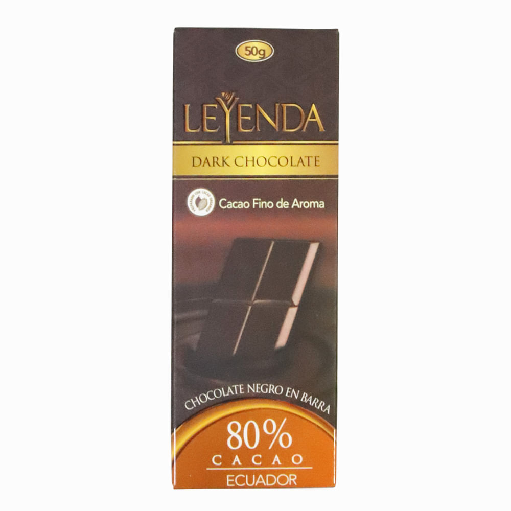 CHOCOLATE 80% CACAO LEYENDA