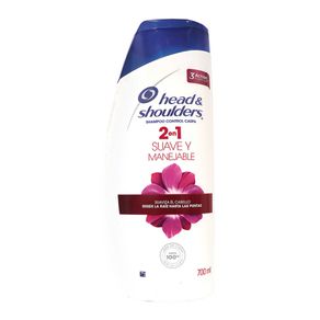 SHAMPOO H&S 2EN1 SUAVE Y MANEJABLE*700ML