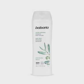 LECHE CORPORAL BABARIA OLIVA*400ML