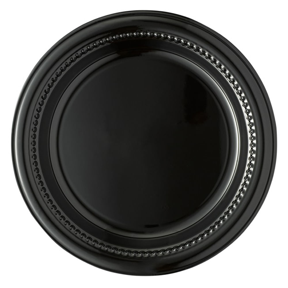 PLATO PET NEGRO DARNEL*15CM