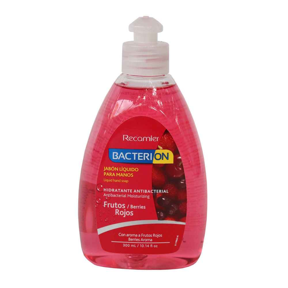 JABON LIQ FRUTOS ROJ BACTERION VAL*300ML