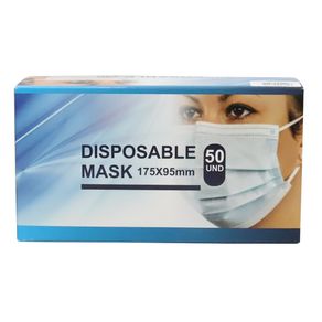 TAPABOCAS TERMOSELLADO 3 CAPAS  CJ*50 UN