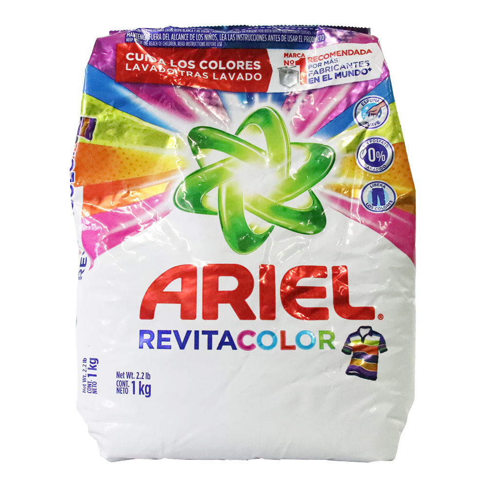 DETERGENTE REVITACOLOR ARIEL*1000GR