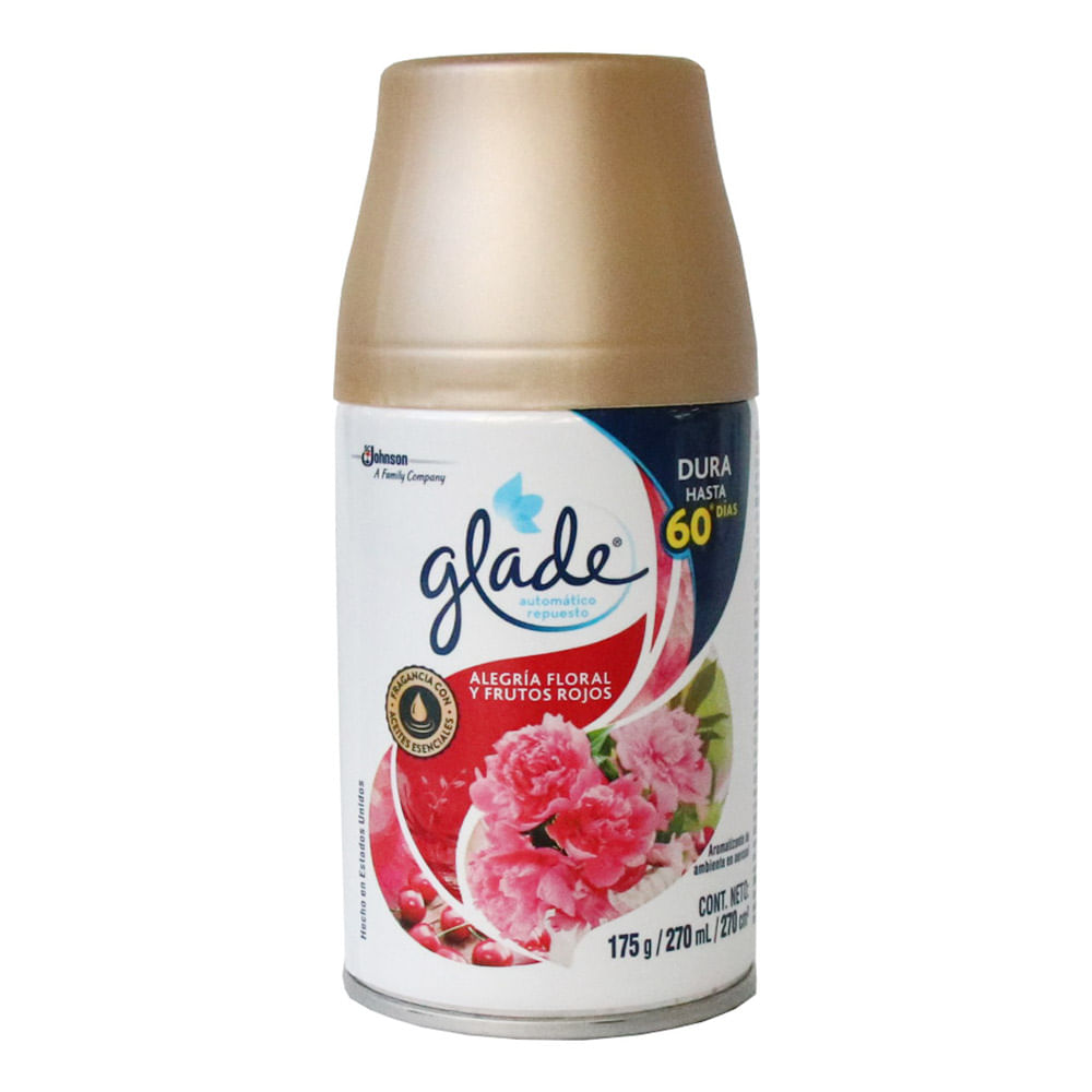 GLADE AUTOM FRUTOS ROJOS UND  x 175G