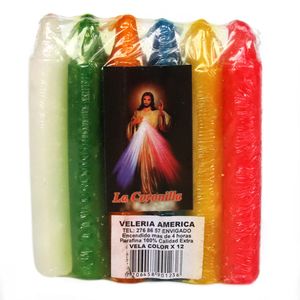 VELA COLOR x 12 AMERICA
