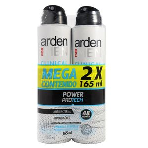 Oferta Desodorante Arden For Men Clinical Protech Aerosol 165Ml X 2Und