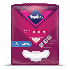 TOALLAS NOSOTRAS VCONFIDENT LARGAx6UND