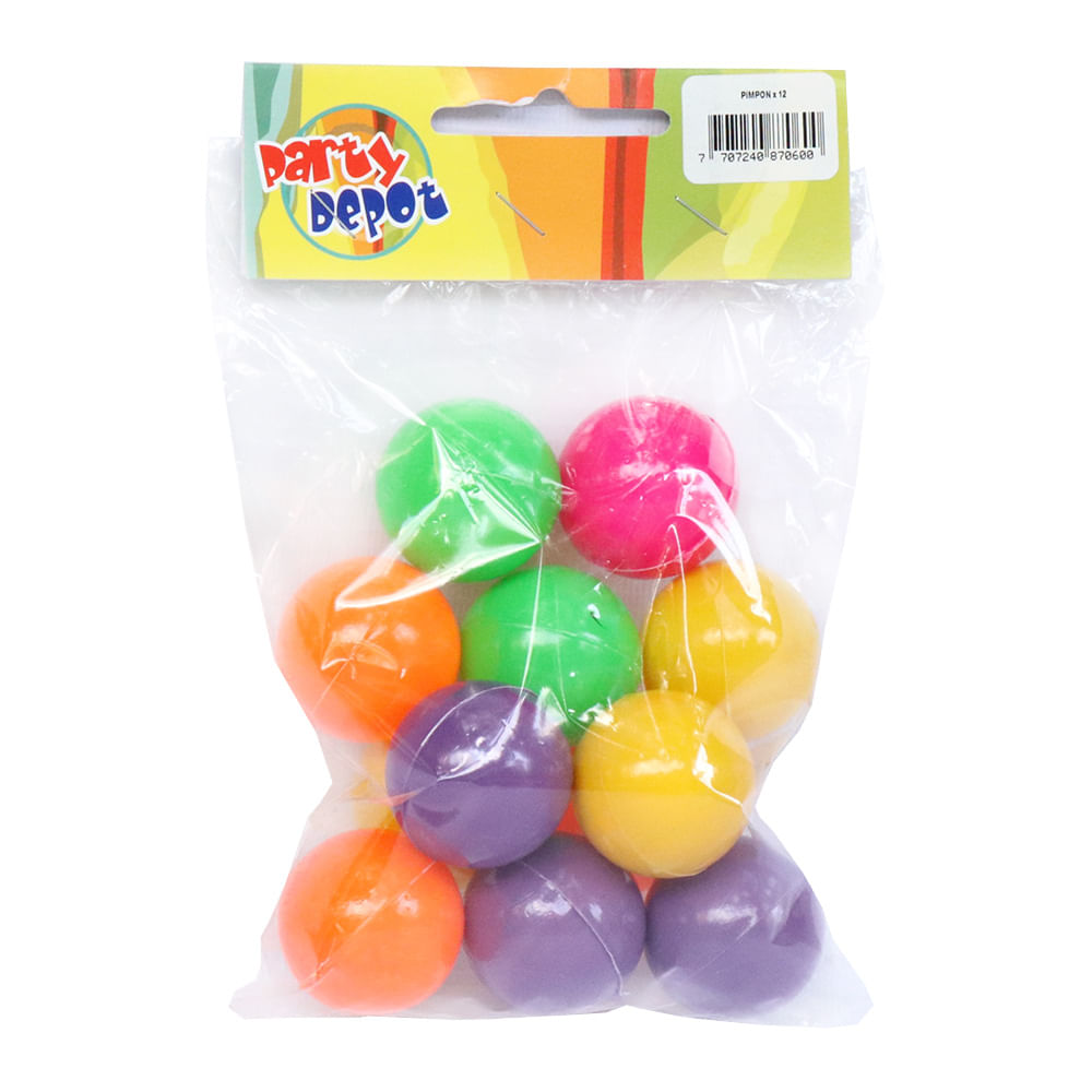 PIMPON MULTICOLOR 12U PARTY DEPOT