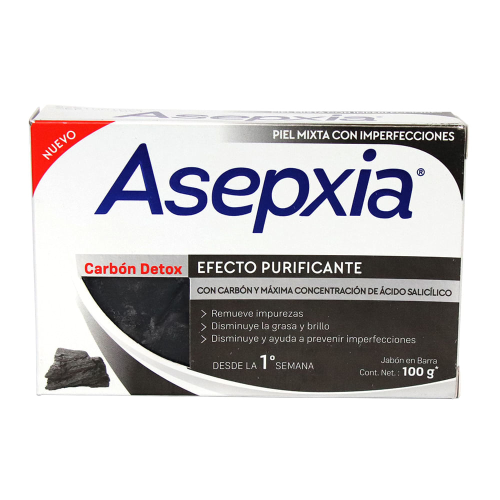 JABON ASEPXIA CARBON x 100GR