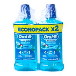 ENJUAGUE BUCAL COMPLETE OB 2 x 500ML