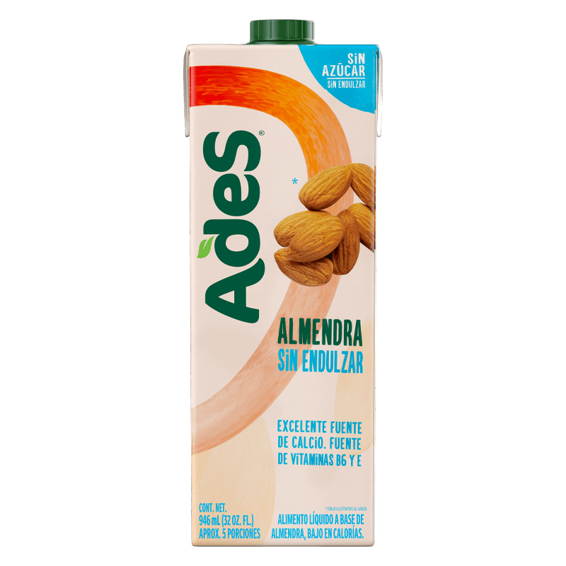 BEBIDA DE ALMENDRAS ADES SIN EDULZ*946ML