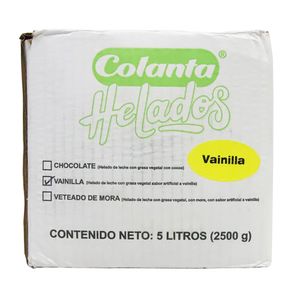 Helado Vainilla Colanta*5Lt