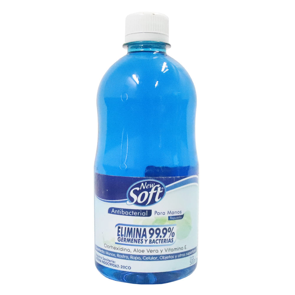 ANTIB MANOS CLORHEXIDINA NEW SOFT*500ML