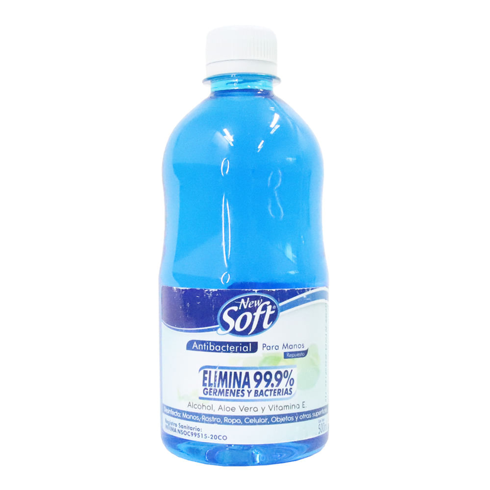 ANTIBACT MANOS ALCOHOL NEW SOFT*500ML