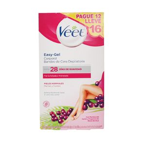 BANDAS DEPIL PIEL NORMAL VEET P12 LL16
