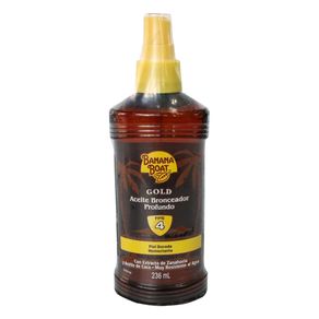 BRONCEADOR TANNING OIL SPF4  x 236ML