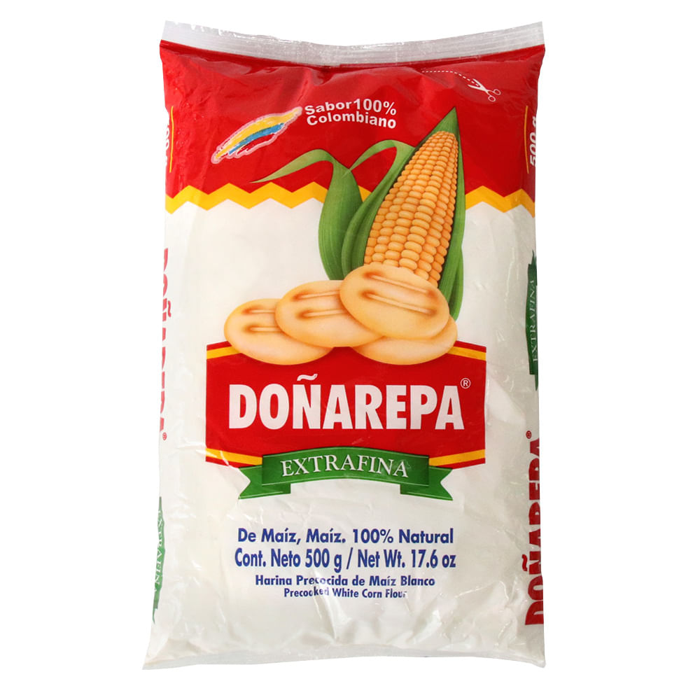 HARINA DE MAIZ DOÑAREPA BLANCA x 500GR