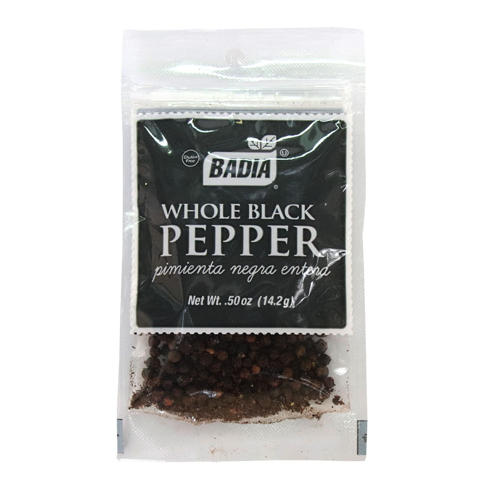 PIMIENTA NEGRA ENTERA BADIA  x 14.2GR