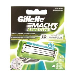 REPUESTO MACH3 SENSITIVE GILLETE X4 UNDS