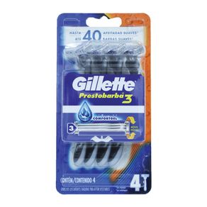 PRESTOBARBA GILLETTE X4UND ED MUNDIAL