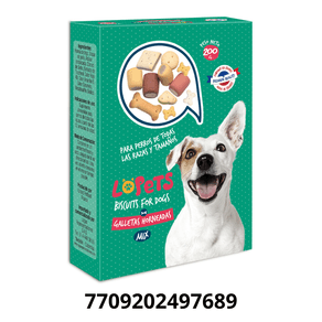 GALLETAS LOPETS BISCUITS MIX DOG*200GR
