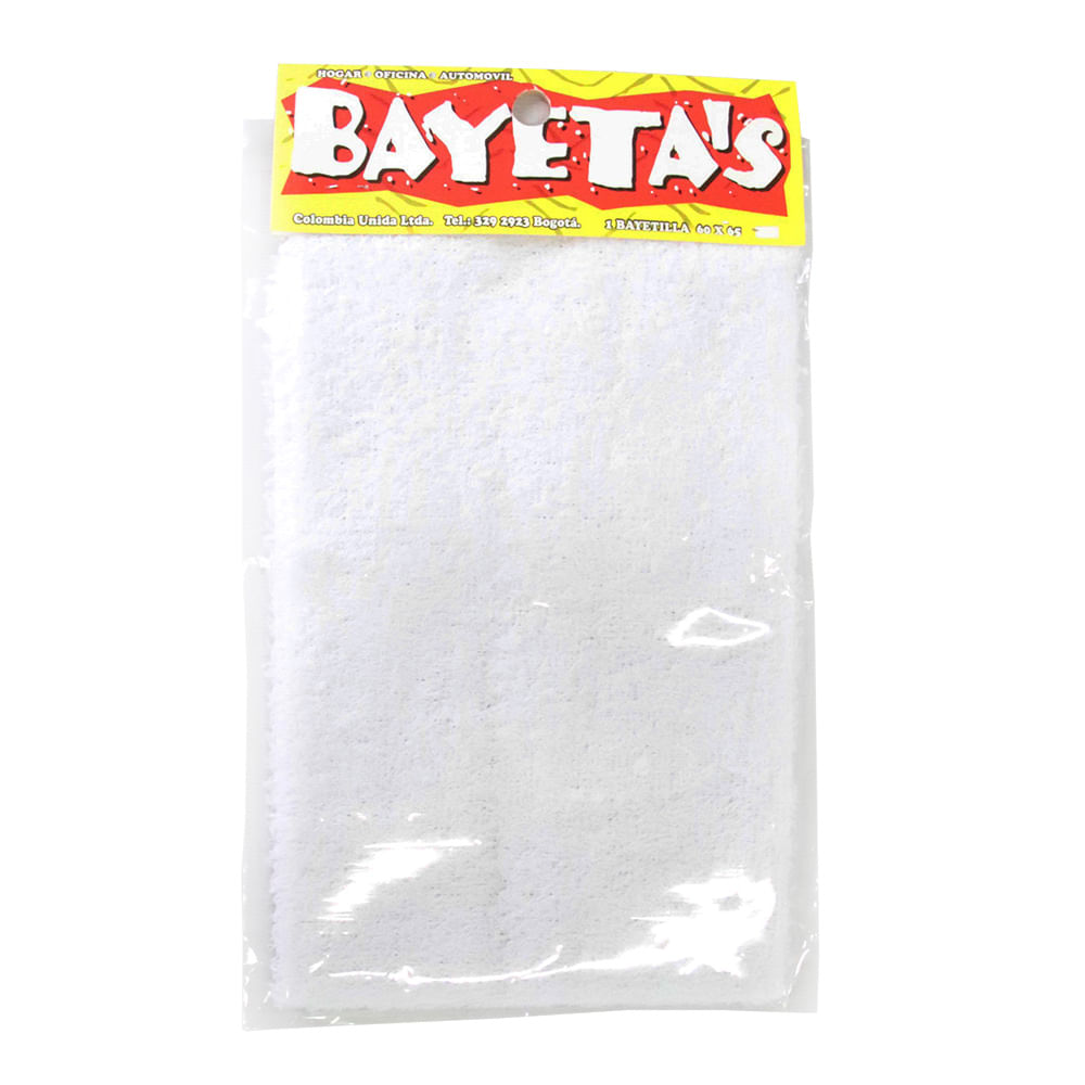 LIMPION TOALLA BLANCO 30 X 50 BAYETAS