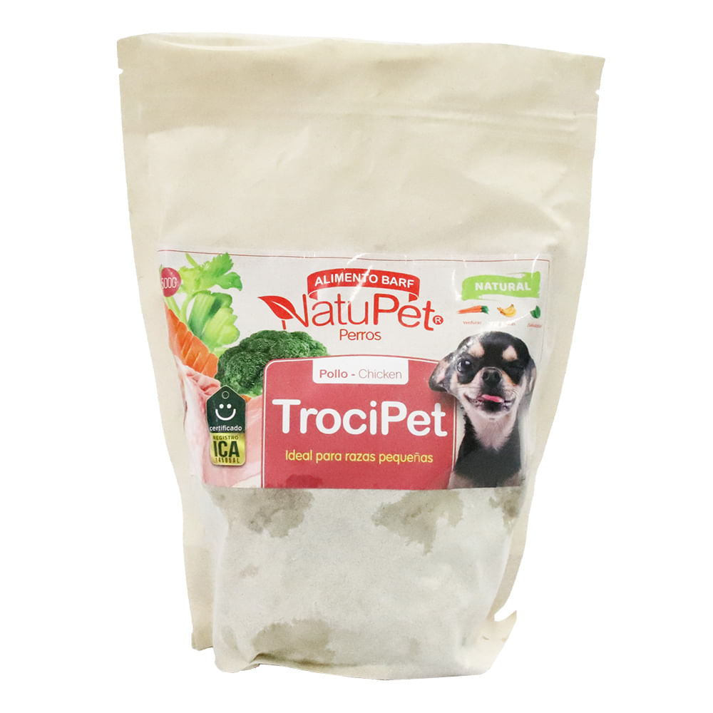 ALIMENTO TROCITOS POLLO NATUPET x 500G