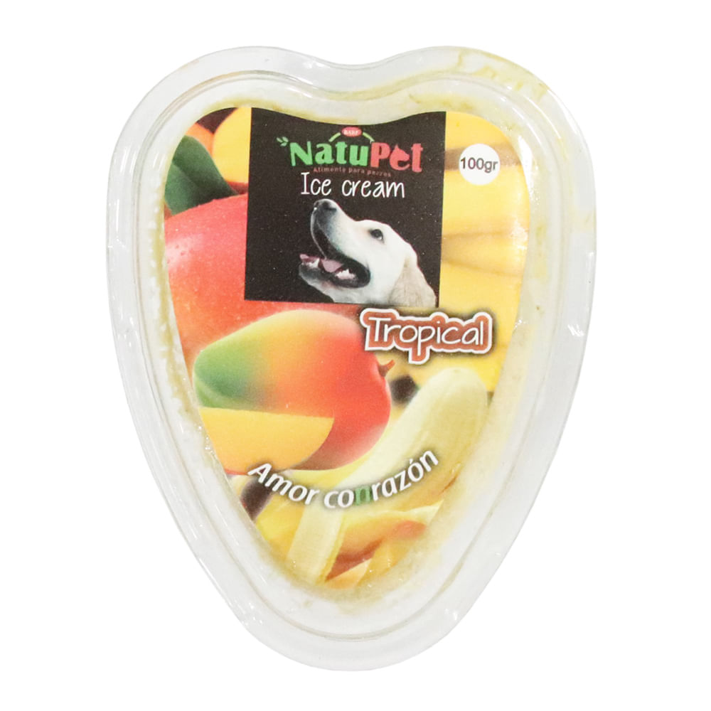HELADO YOGURT NATUPET  TROPICAL x 100GR