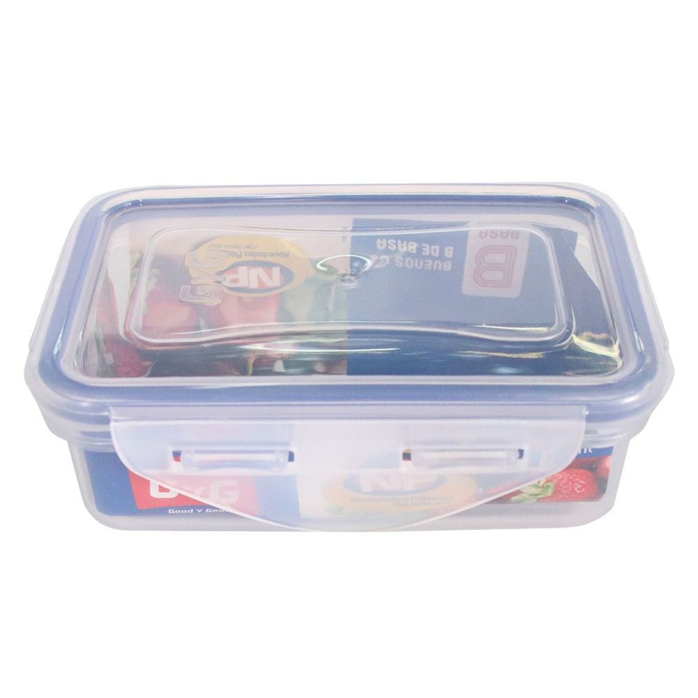 RECIPIENTE HERMETICO RETANGULAR x 260ml
