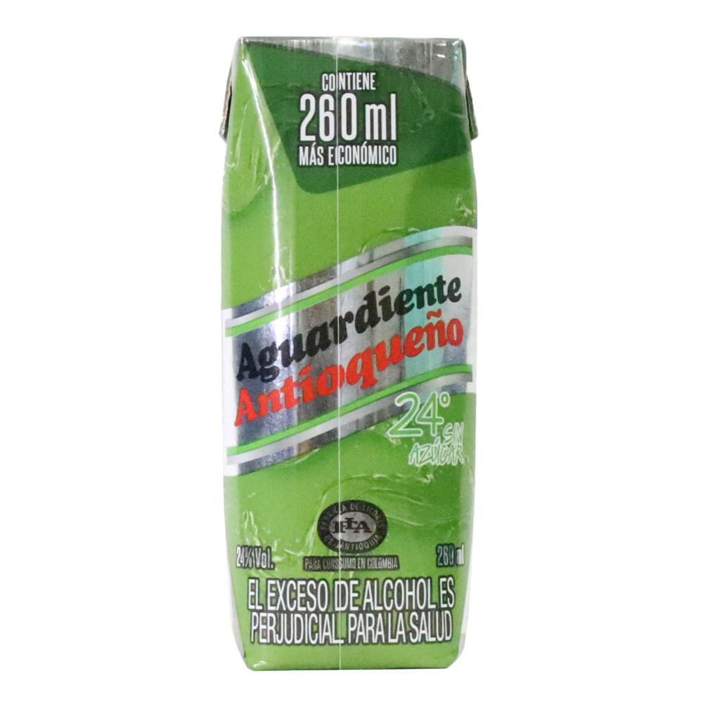 AGUARDIENTE  ANT  TETRA 24° x 260ML