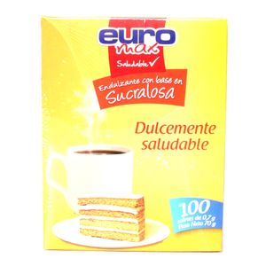 ENDULZANTE EUROMAX CAJA x 100 SOBRES