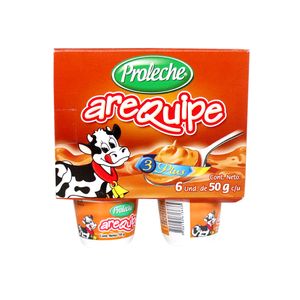 AREQUIPE VASO PROLECHE X6 x 50GR